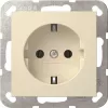 Gira System 55 SCHUKO-pistorasia kermanvalkoinen (418801)