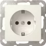 Gira System 55 SCHUKO-pistorasia, puhtaanvalkoinen, uppoasennus, 16 A 446603