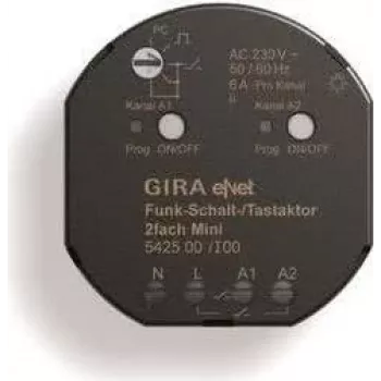 GIRA radio-kytkin-/painiketoimilaite Mini 2-kanavainen 542500