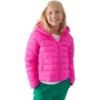 Tytön untuvatakki 4F F449 fuksia 158 cm