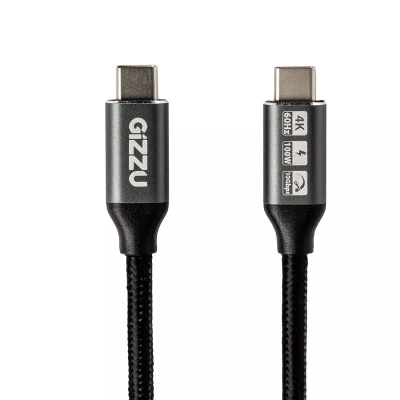 GIZZU 100W 10Gbps USB-C 2m kaapeli
