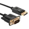 Gizzu 1080P DisplayPort-VGA-kaapeli 1,8 m Poly