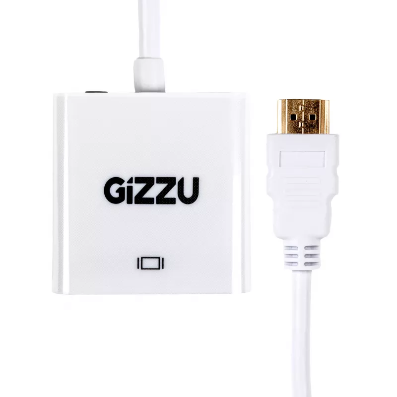 Gizzu 1080P HDMI - VGA -adapteri äänellä