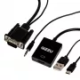Gizzu 1080P VGA-HDMI-adapteri äänellä