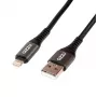 GIZZU 12W USB-Lightning-kaapeli 2m – MFi-sertifioitu pikalataus ja synkronointi