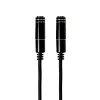 Gizzu 3-napainen audiojakokaapeli - musta
