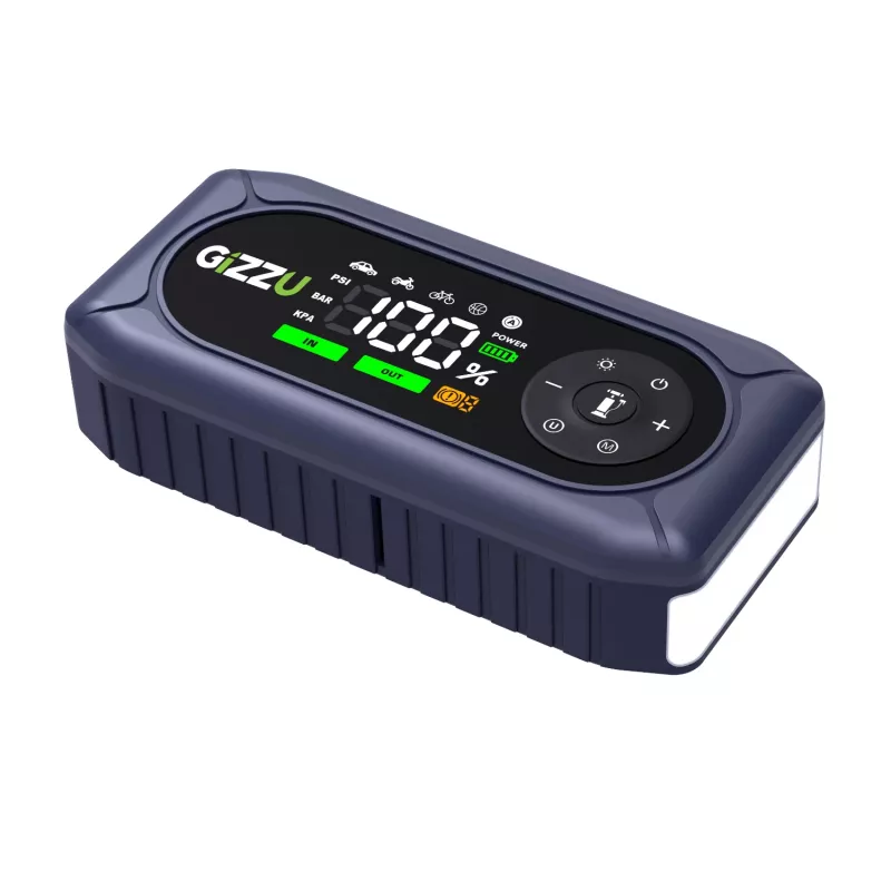 Gizzu 4-in-1 apukäynnistin ja ilmakompressori