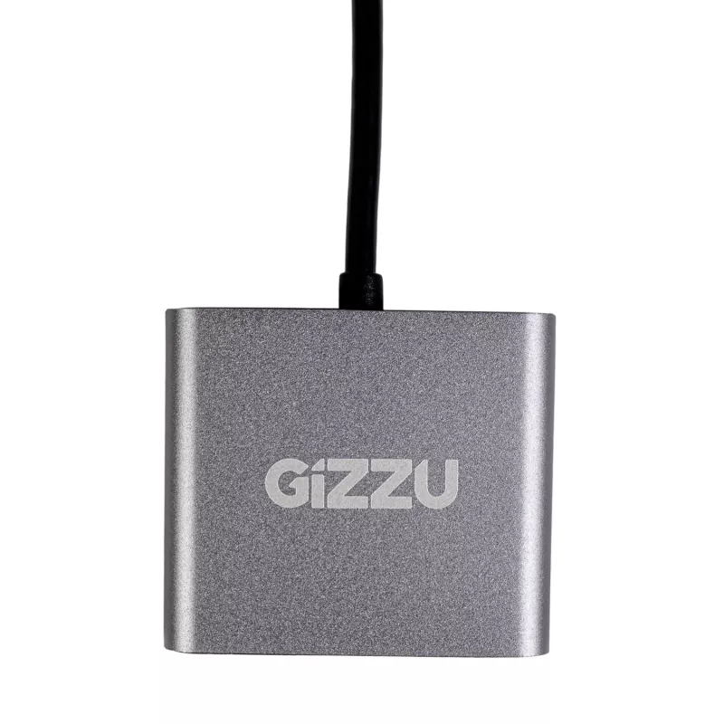 Gizzu 4-in-1 Type-C - Dual HDMI -keskitin