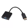 Gizzu 4K DisplayPort - VGA aktiivinen adapteri Poly