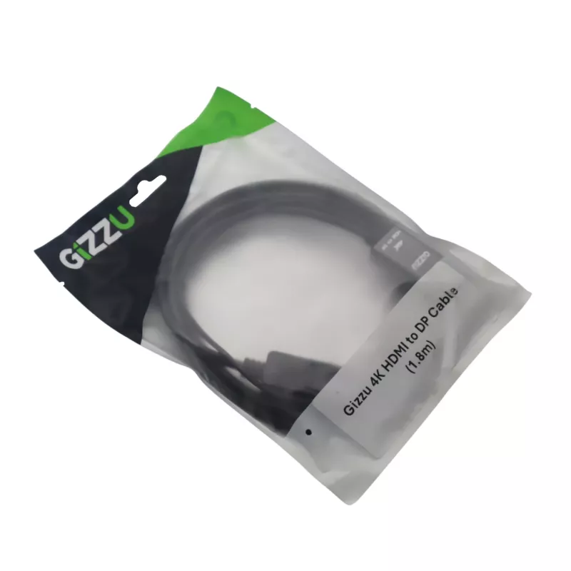 Gizzu 4K HDMI - DisplayPort aktiivinen muunninkaapeli 1,8 m musta