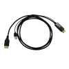 Gizzu 4K HDMI - DisplayPort aktiivinen muunninkaapeli 1,8 m musta