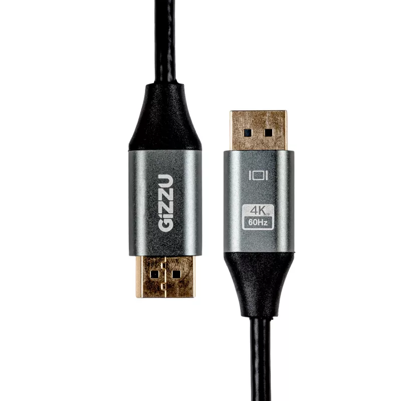 Gizzu 4K60Hz DisplayPort-DisplayPort-kaapeli 1,5 m