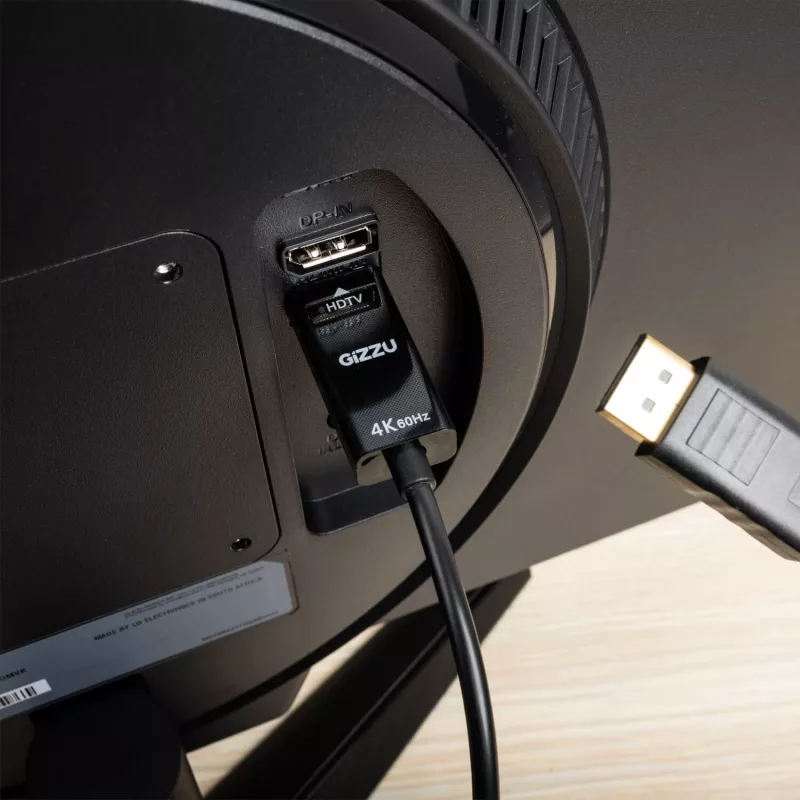 Gizzu 4K60Hz DisplayPort - HDMI -aktiiviadapteri