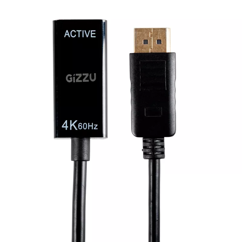 Gizzu 4K60Hz DisplayPort - HDMI -aktiiviadapteri