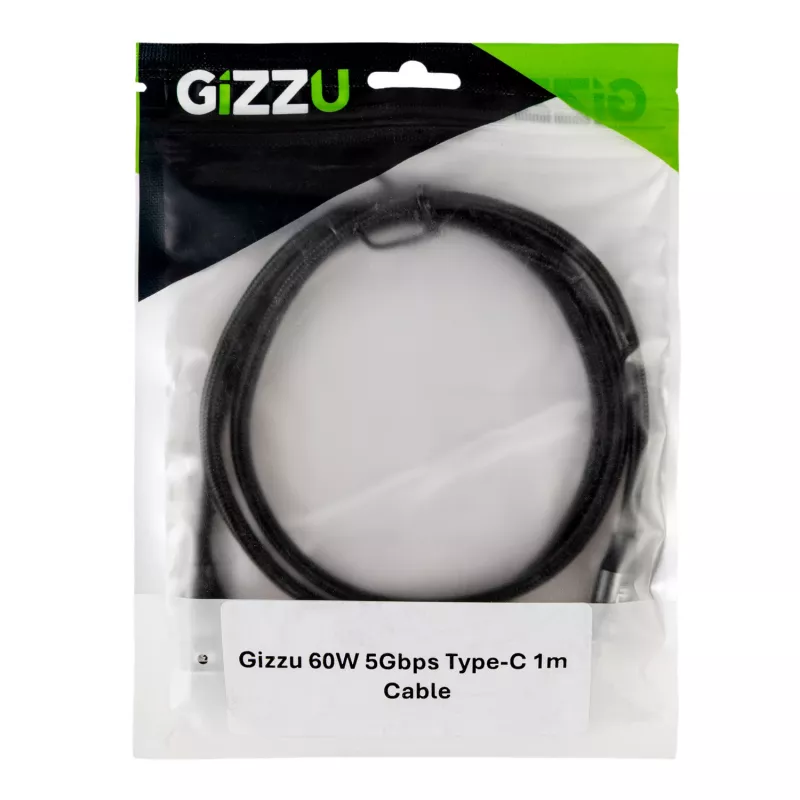 GIZZU 60W 5Gbps Type-C 1 m kaapeli