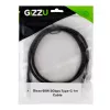 GIZZU 60W 5Gbps USB-C–USB-C-kaapeli 2 m musta