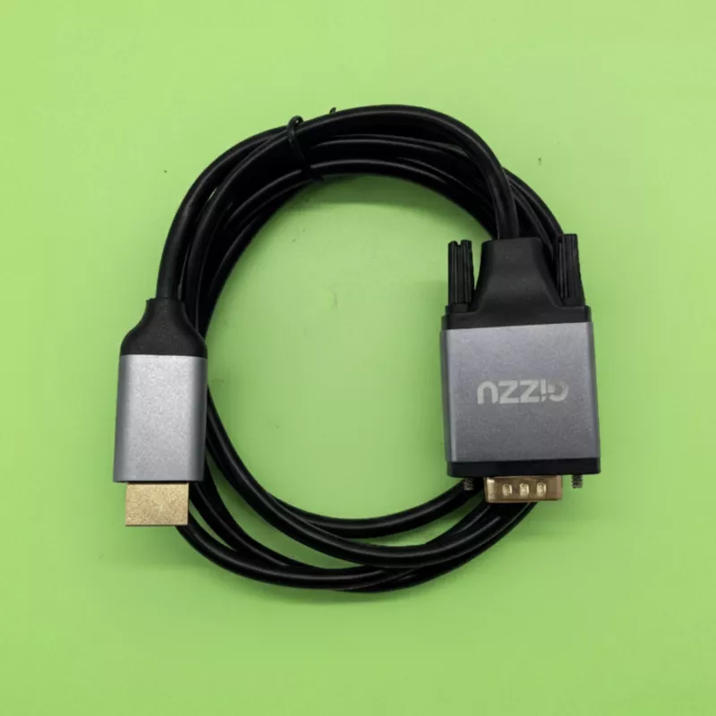 Gizzu Full HD HDMI-VGA-kaapeli (1,8 m) - musta