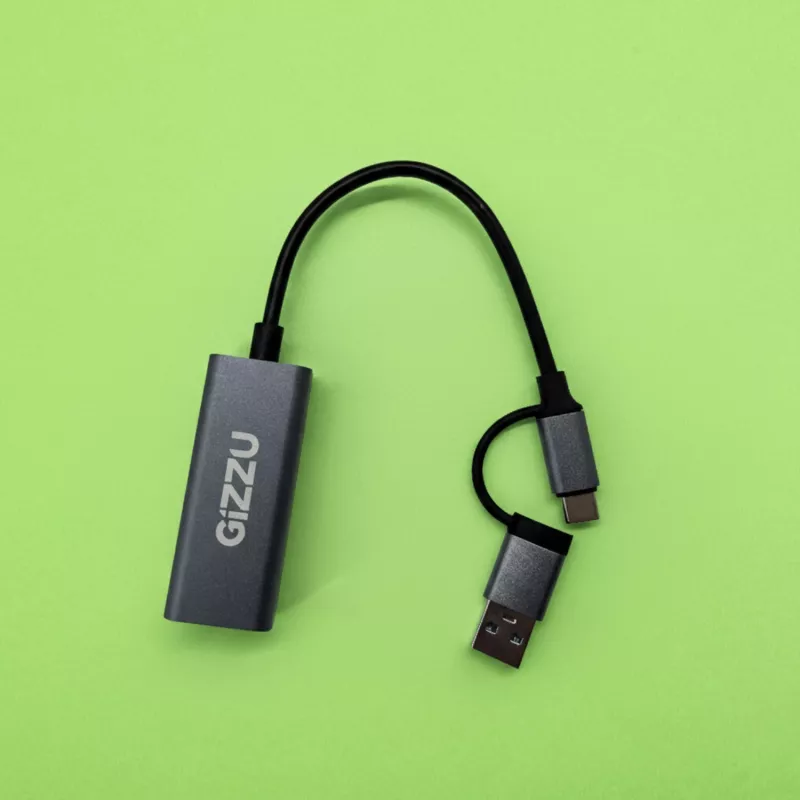 Gizzu High Speed Type-C/A - Gigabit-sovitin Poly