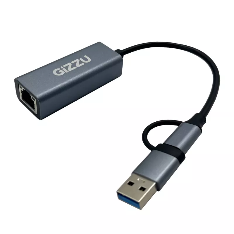 Gizzu High Speed Type-C/A - Gigabit-sovitin Poly