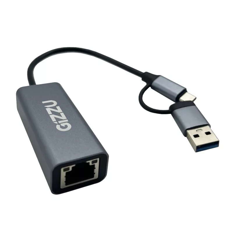 Gizzu High Speed Type-C/A - Gigabit-sovitin Poly