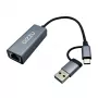Gizzu High Speed Type-C/A - Gigabit-sovitin Poly