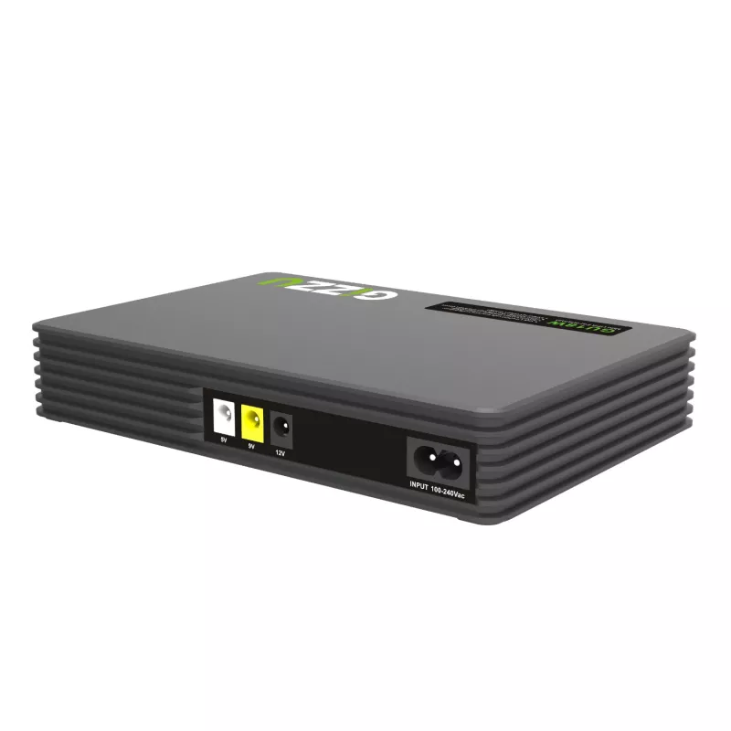 Gizzu SURF Simple 18W 55Wh LiFePO4 MINI DC-UPS - musta