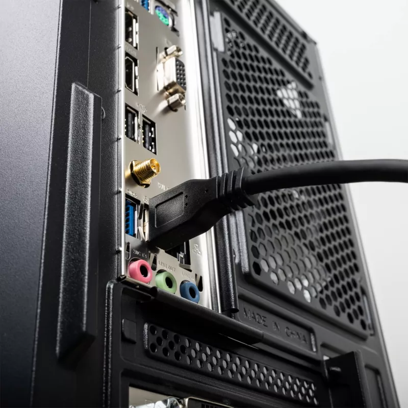 Gizzu USB 3.0 aktiivinen jatkokaapeli 5m - musta