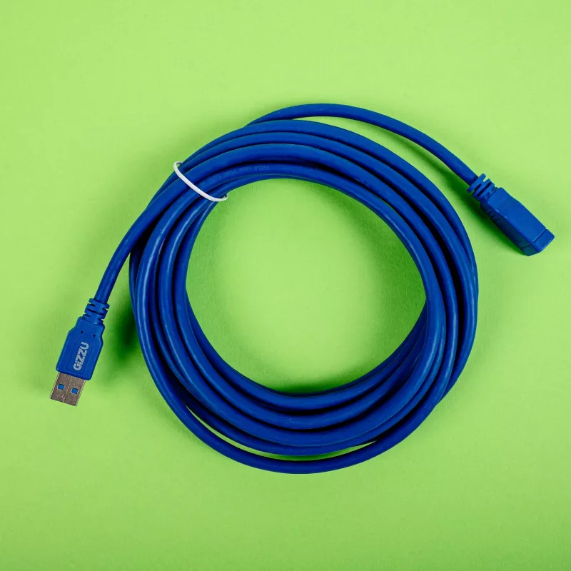 Gizzu USB 3.0 jatkokaapeli 5m - sininen