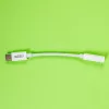 Gizzu USB Type-C - 3,5 mm AUX -audioadapteri - valkoinen