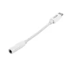 Gizzu USB Type-C - 3,5 mm AUX -audioadapteri - valkoinen