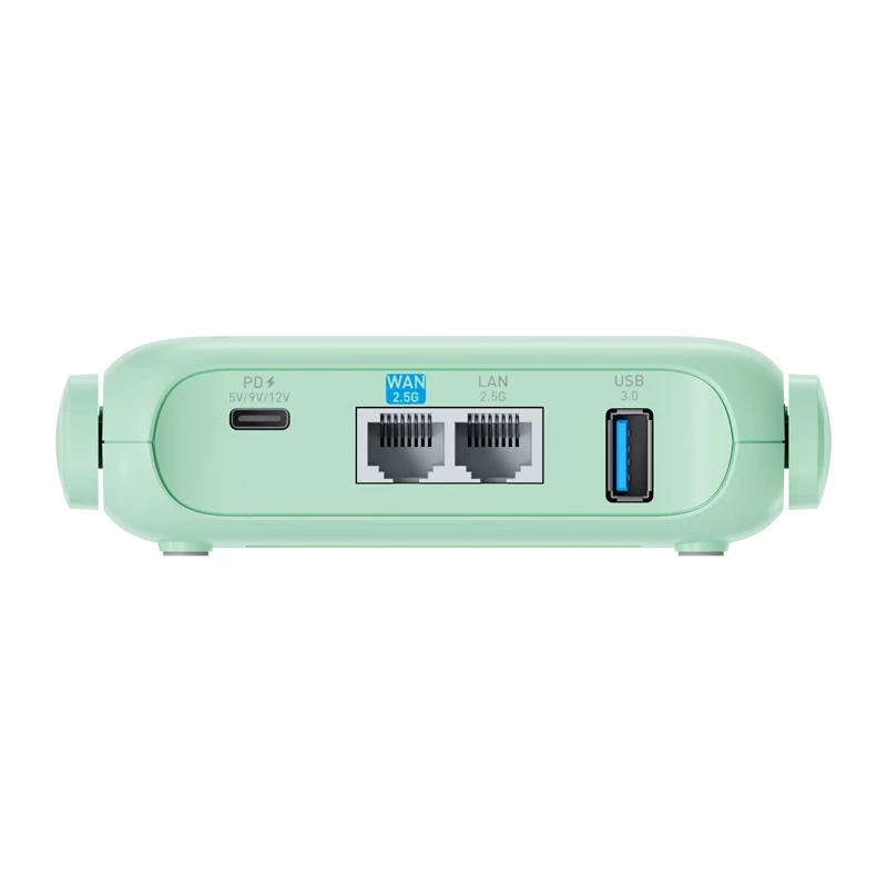 GL.iNet Beryl 7 Wi-Fi 7 -reititin GL-MT3600BE - Dual-Band, 2,5G Multi-Gigabit, OpenWrt, VPN, USB 3.0, musta