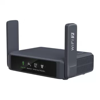 GL.iNet Slate 7 AC750 Dual-Band Gigabit WLAN-reititin OpenWrt, USB 2.0, MicroSD-paikka, VPN-tuki
