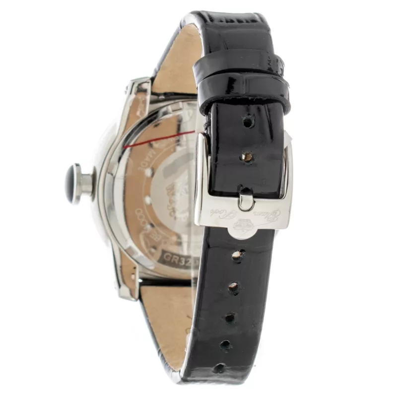 GLAM ROCK GR32083 naisten kello 44 mm valkoinen nahka