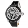 GLAM ROCK GR32083 naisten kello 44 mm valkoinen nahka