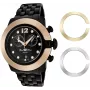 GLAM ROCK GR32183 miesten sveitsiläinen kvartsi-rannekello 44mm musta silikoni