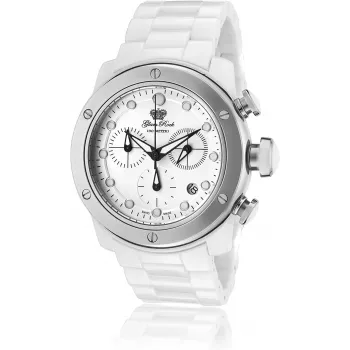 Glam Rock GR50100 naisten analoginen kvartsikello 42 mm musta kellotaulu nahkaranneke