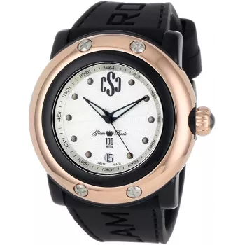 GLAM ROCK GR62019 naisten keraaminen kello 46 mm sveitsiläinen kvartsi valkoinen