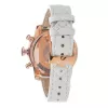 GLAM ROCK naisten kvartsikello GR32166R 44 mm valkoinen silikoniranneke