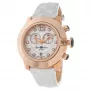 GLAM ROCK naisten kvartsikello GR32166R 44 mm valkoinen silikoniranneke