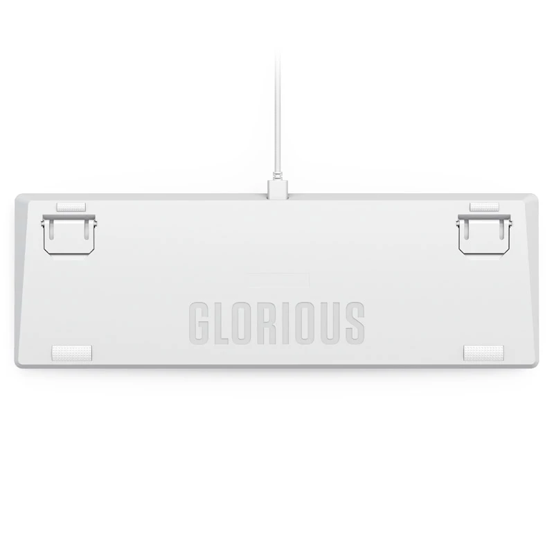 Glorious GMMK 2 Full-Size -näppäimistö - Fox-kytkimet, NO-asettelu, valkoinen