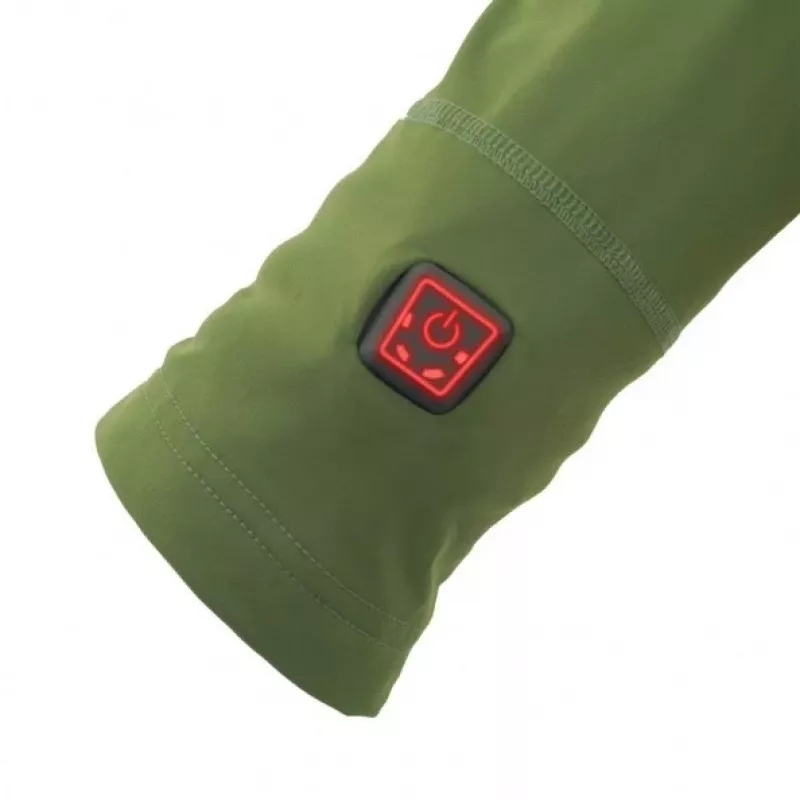 Glovii GJ1CS lämmitettävä aluskerrastopaita pyöreä pääntie pitkät hihat musta unisex