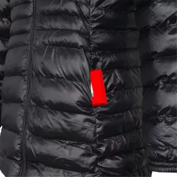 Glovii GTFBL naisten lämmitettävä softshell-takki hiilikuitulämmityksellä, 3 tilaa, ladattava akku, musta
