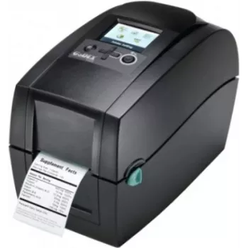 Godex RT230i suoratermo- / termosiirto-tarratulostin - 300 x 300 DPI - LCD - johdollinen - musta