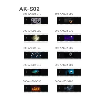 Godox AK-S02 2 kpl liukusarja AK-R1-sarjaan – säleikkö- ja pisteefektiliukuset