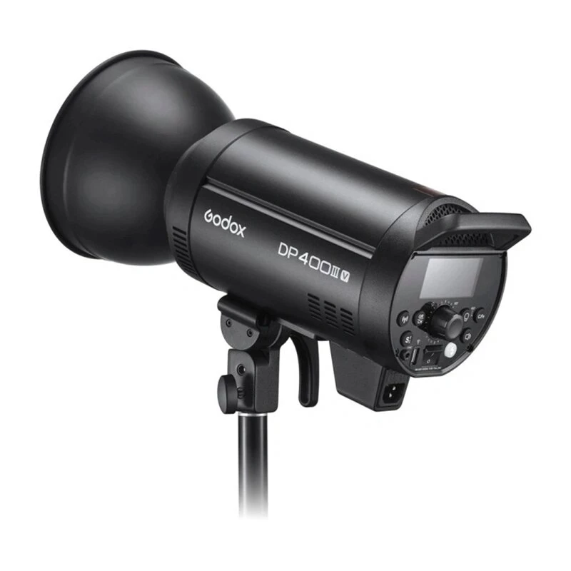 Godox DP400IIIV 400Ws studiovalaisin 30W LED-kuvausvalolla, 2,4G Wireless X System, Bowens-kiinnitys, 5600K
