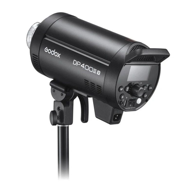 Godox DP400IIIV 400Ws studiovalaisin 30W LED-kuvausvalolla, 2,4G Wireless X System, Bowens-kiinnitys, 5600K