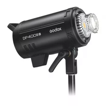 Godox DP400IIIV 400Ws studiovalaisin 30W LED-kuvausvalolla, 2,4G Wireless X System, Bowens-kiinnitys, 5600K