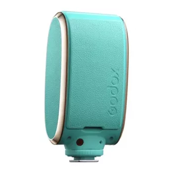 GODOX LUX Senior salama (vihreä) retro-salama jalalla, auto/manuaalitilat, sisäänrakennettu akku, OLED-näyttö, taitettava heijastin