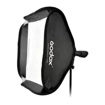 Godox SFGV8080 80x80cm hopea grid softbox Bowens-kiinnityksellä, 40° grid, sisä- ja ulkodiffuusorilla, nopea pystytys