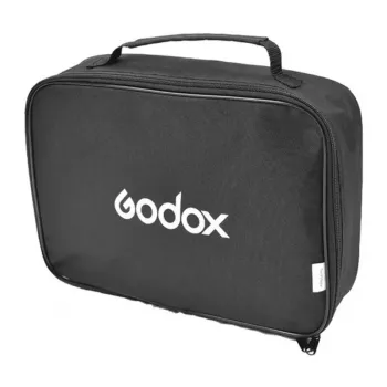 Godox SFUV5050 taitettava neliönmuotoinen softbox 50x50cm S-tyypin kiinnikkeellä, hopeinen sisäpinta, irrotettavat diffuusorit ja kantolaukku